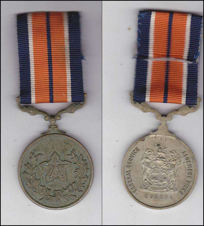 SADF GENERAL SERVICE MEDAL  FULL SIZE 095084