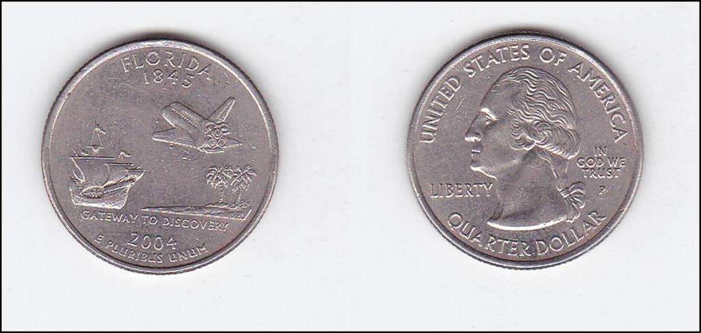 USA QUARTER  FLORIDA 2004 HIGH GRADE