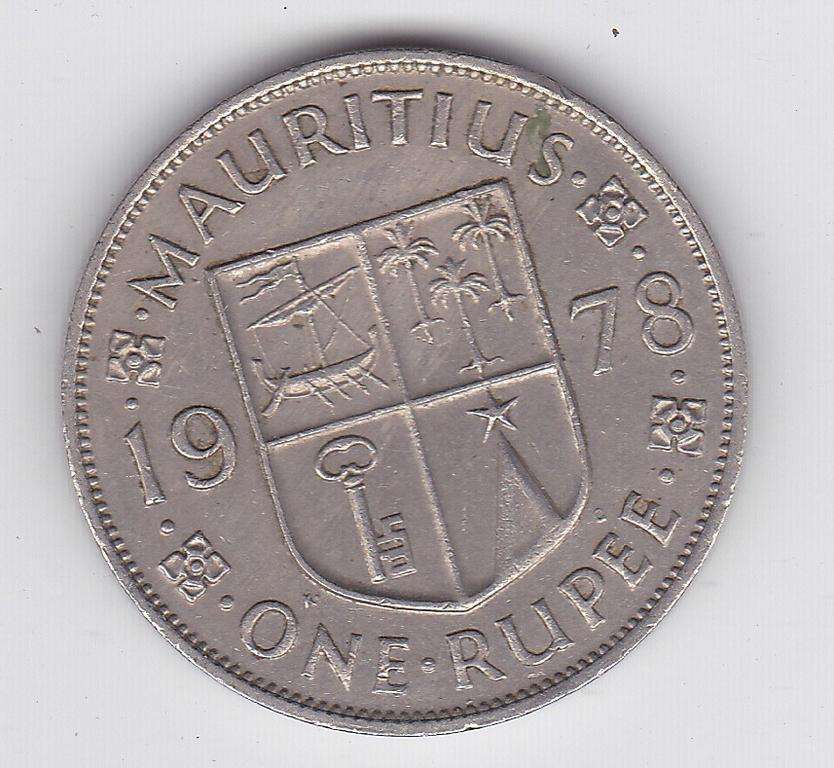 MAURITIUS 1 RUPEE 1978
