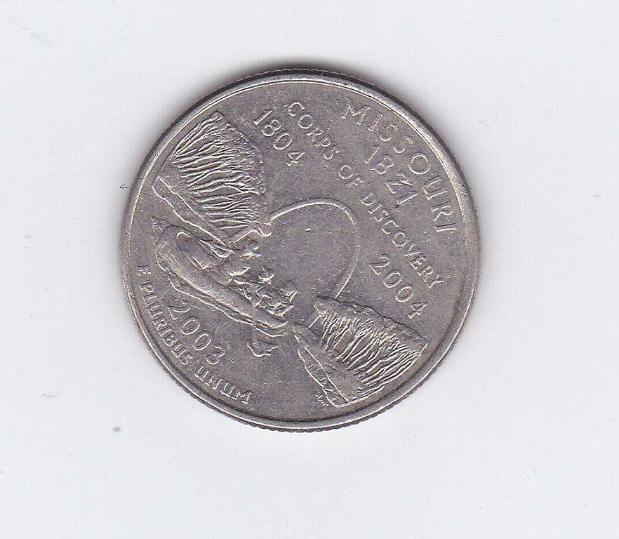 USA QUARTER DOLLAR MISSOURI 2003