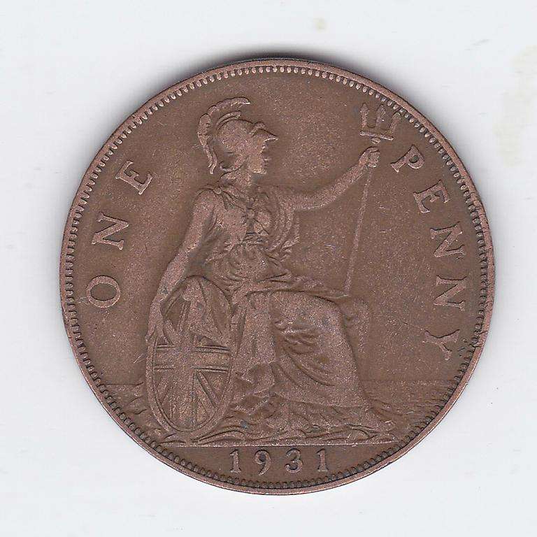 GREAT BRITAIN 1 PENNY 1931