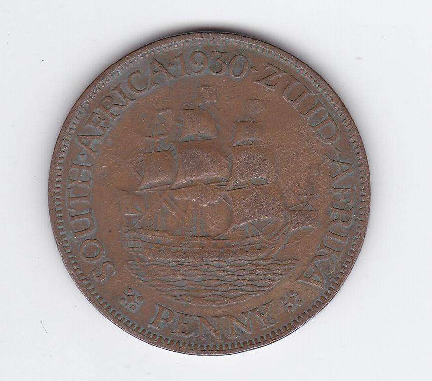 SOUTH AFRICA 1 PENNY 1930