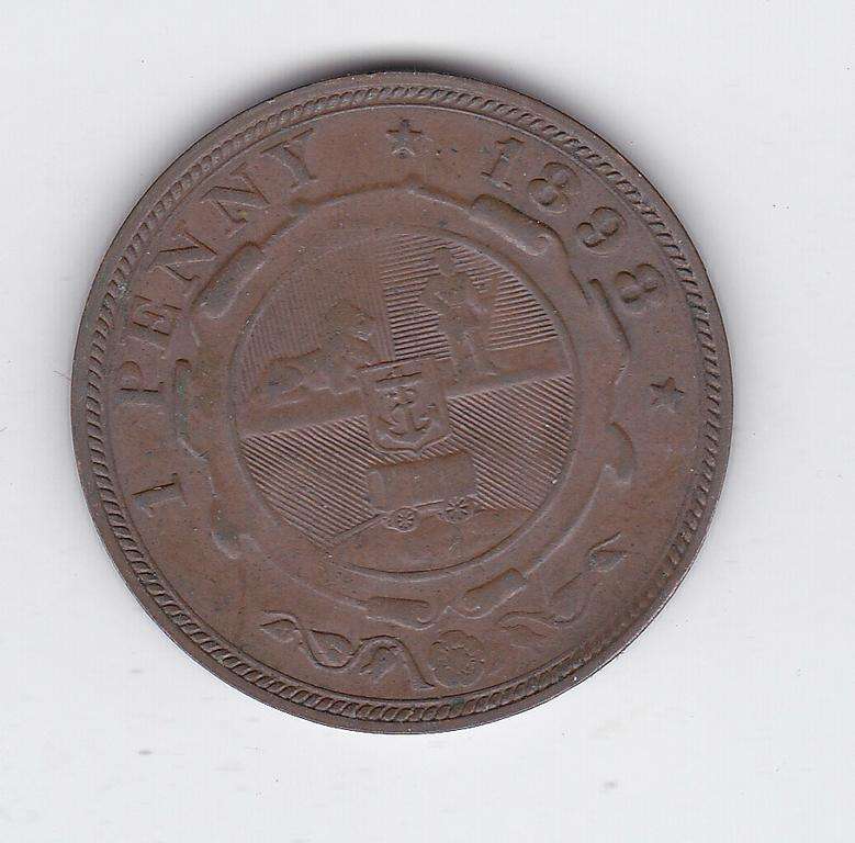 ZAR KRUGER  PENNY 1898