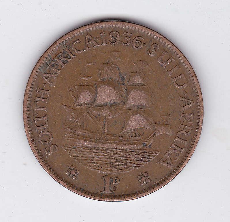 SOUTH AFRICA 1 PENNY 1936