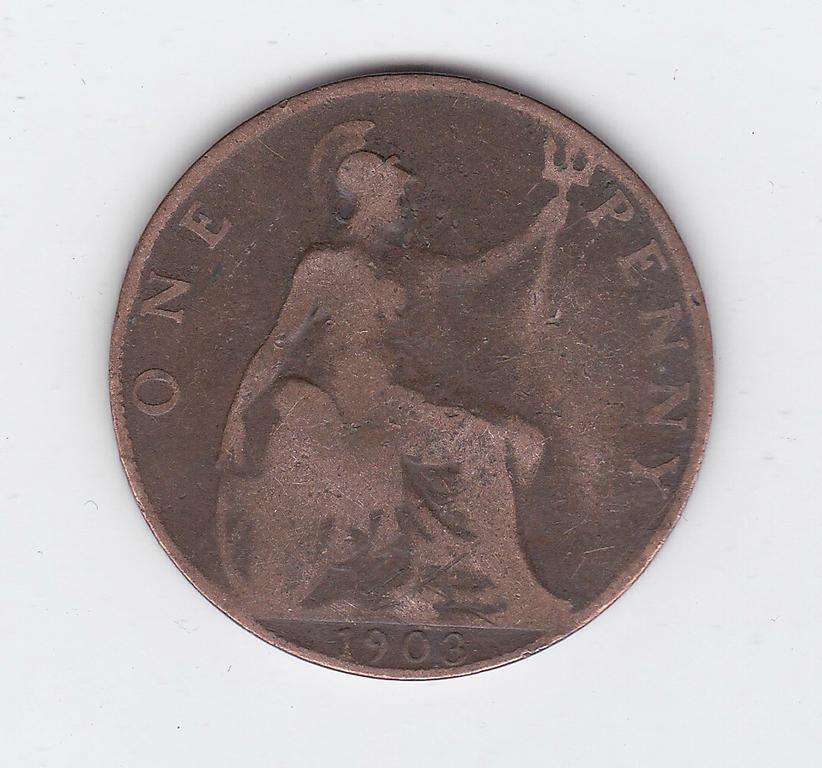 GREAT BRITAIN 1 PENNY 1903