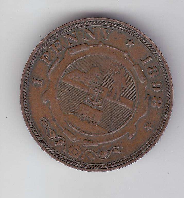 ZAR PENNY 1898