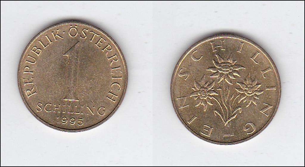 AUSTRIA 1 SHILLING 1995 EF