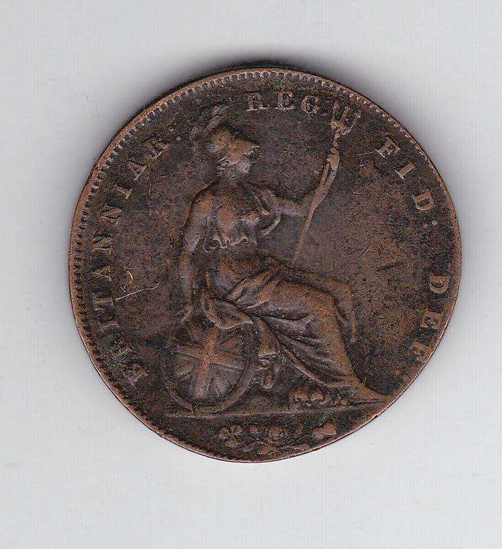 GREAT BRITAIN 1 PENNY 1856