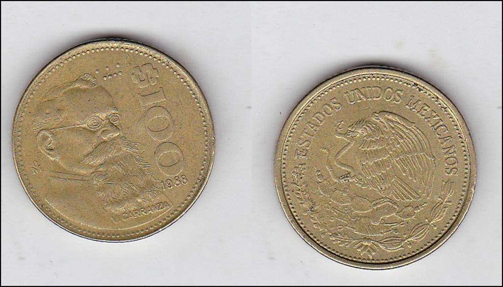 MEXICO 100 PESOS 1988