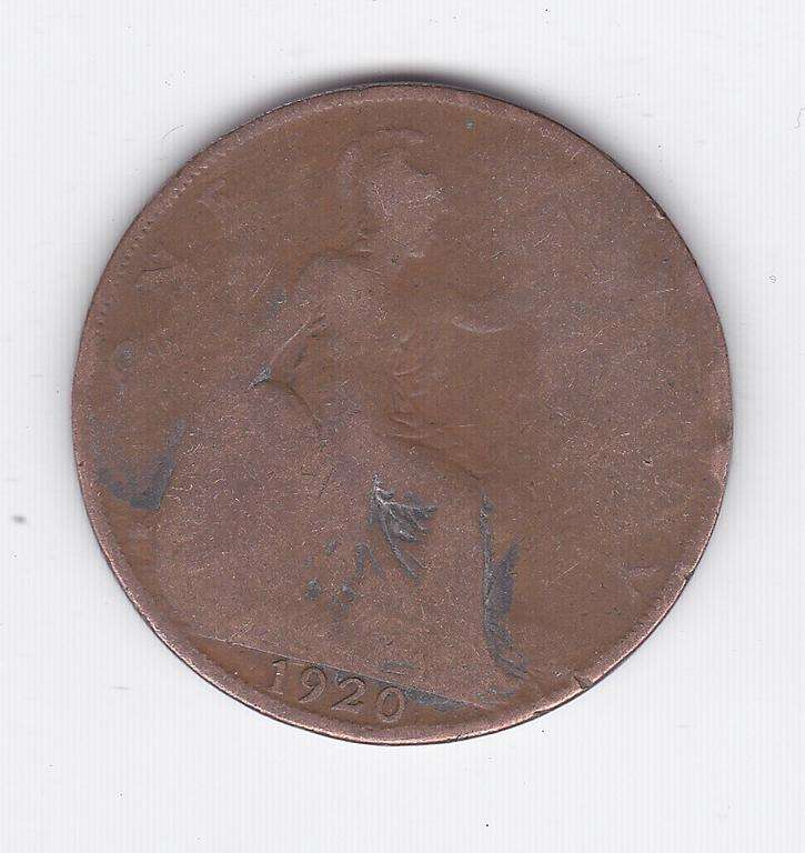 GREAT BRITAIN 1 PENNY 1920