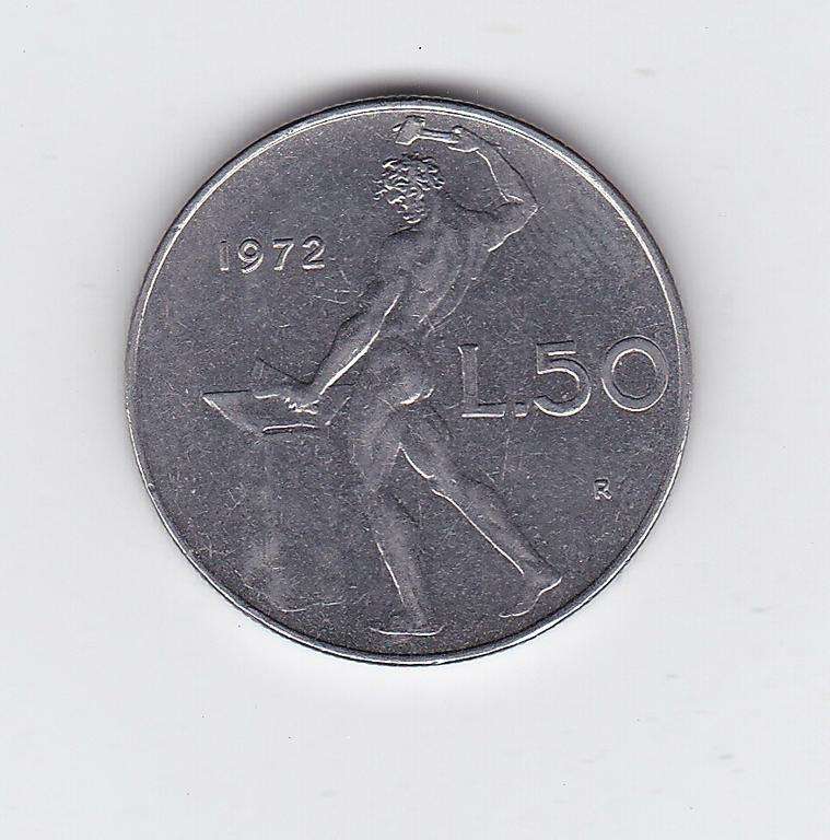 ITALY 50 LIRE 1972