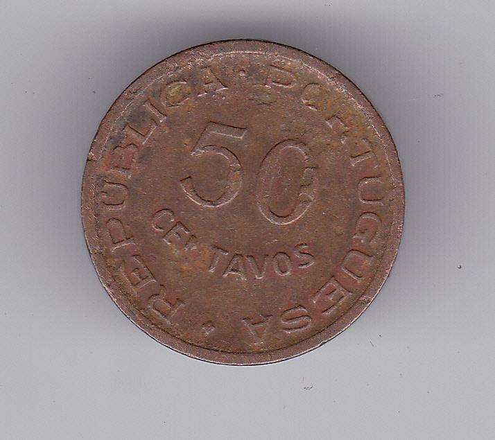 ANGOLA 50 CENTAVOS 1961