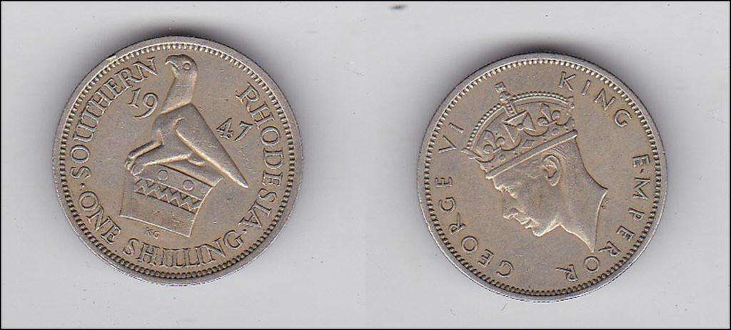 SOUTHERN RHODESIA SHILLING 1947