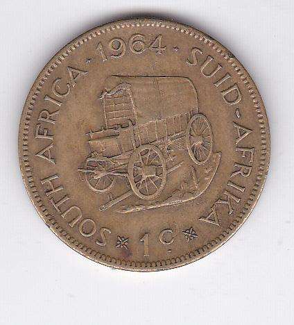 SOUTH  AFRICA 1 CENT 1964