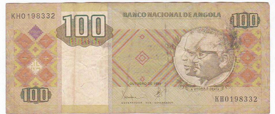 ANGOLA 100 KWANZAS 1999