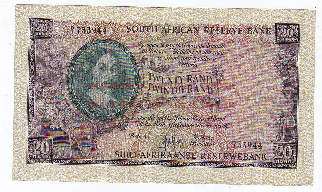 R20 SOUTH AFRICA M.H. DE KOCK d1 733944