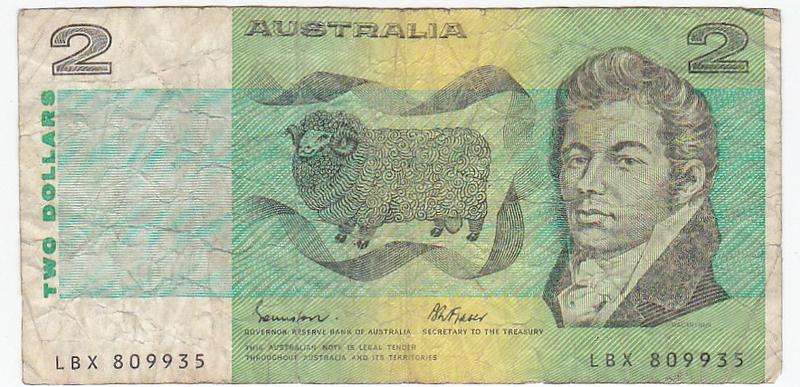 AUSTRALIA 2 DOLLARS LBX809935