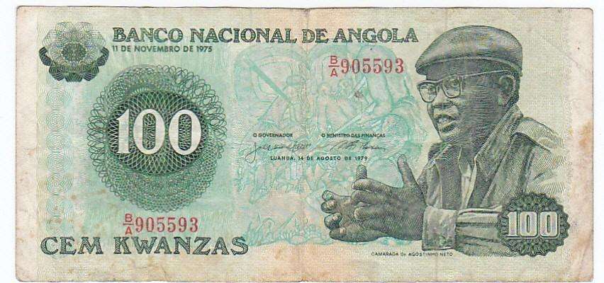 ANGOLA 100 KWANZAS 1979