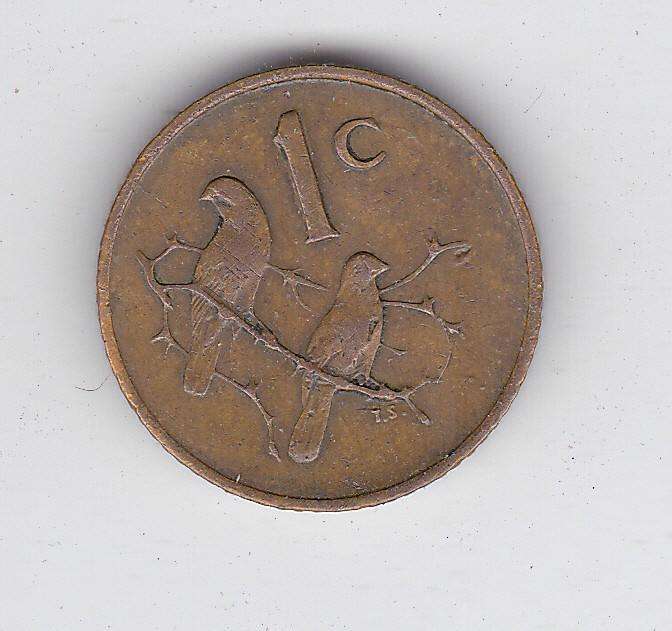 SOUTH AFRICA 1 CENTS 1967