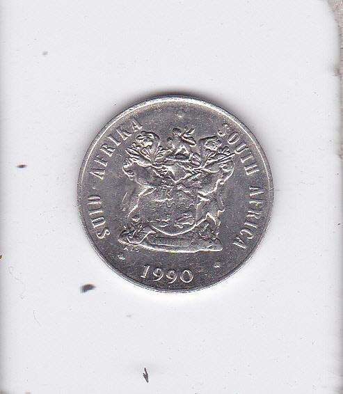 SOUTH AFRICA 20 CENTS 1990 HIGH GRADE