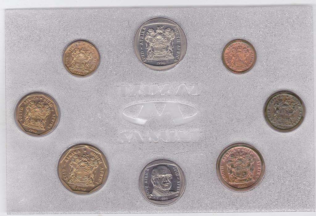 SOUTH AFRICA MINT PACK 1990 - P.W. BOTHA