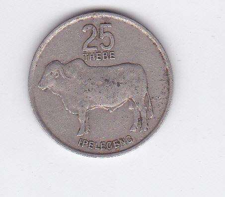 BOTSWANA 25 THEBE 1981