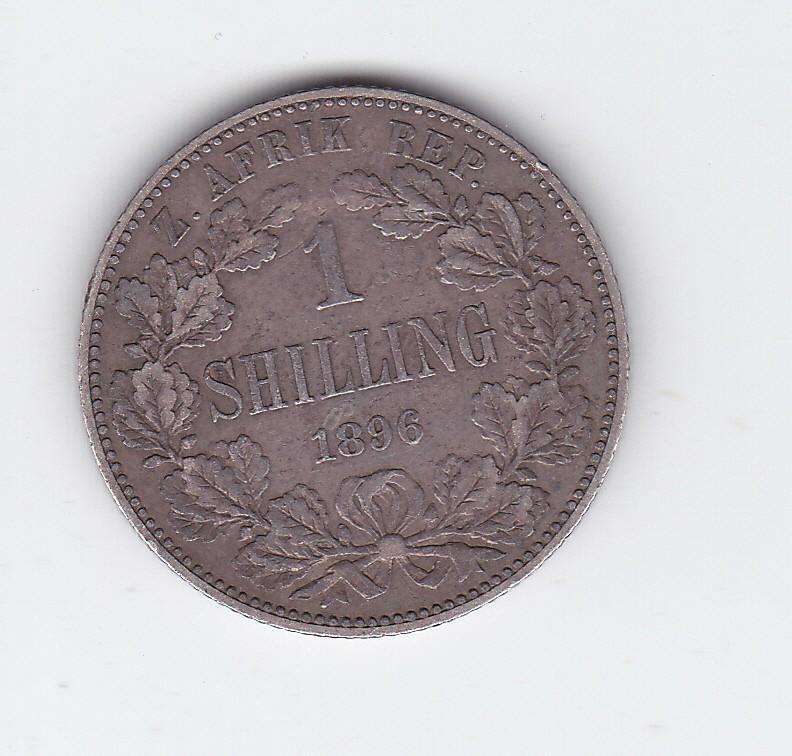 ZAR 1 SHILLING 1896