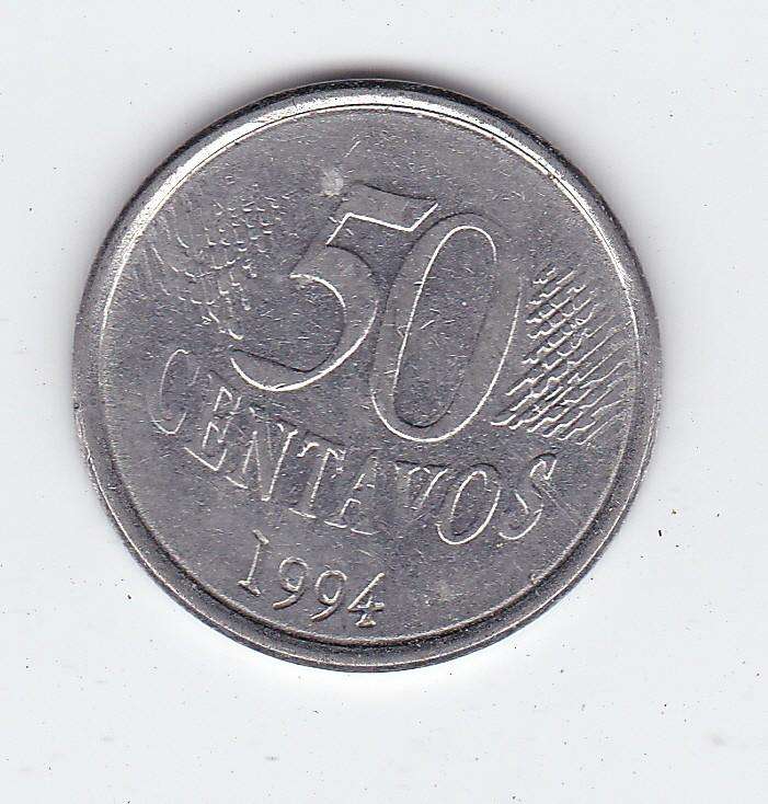 BRAZIL 50 CENTAVOS 1994