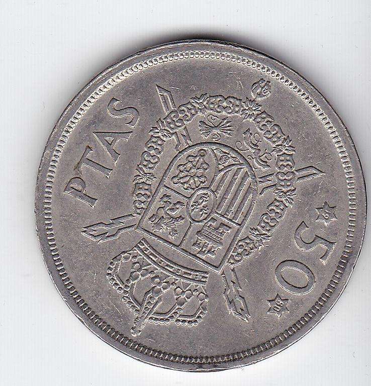 SPAIN 50 PESETAS 1975