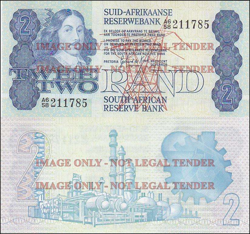 SOUTH AFRICA 2 RAND G.DE KOCK A658211785 AU