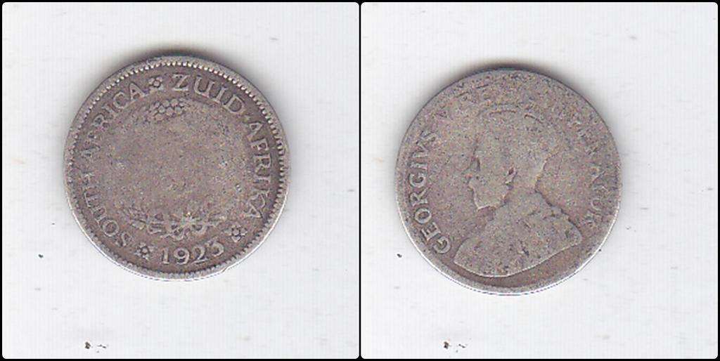 SOUTH AFRICA 3D 1923 SILVER