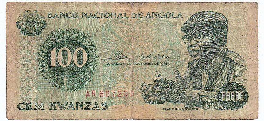 ANGOLA 100 KWANZAS 1976