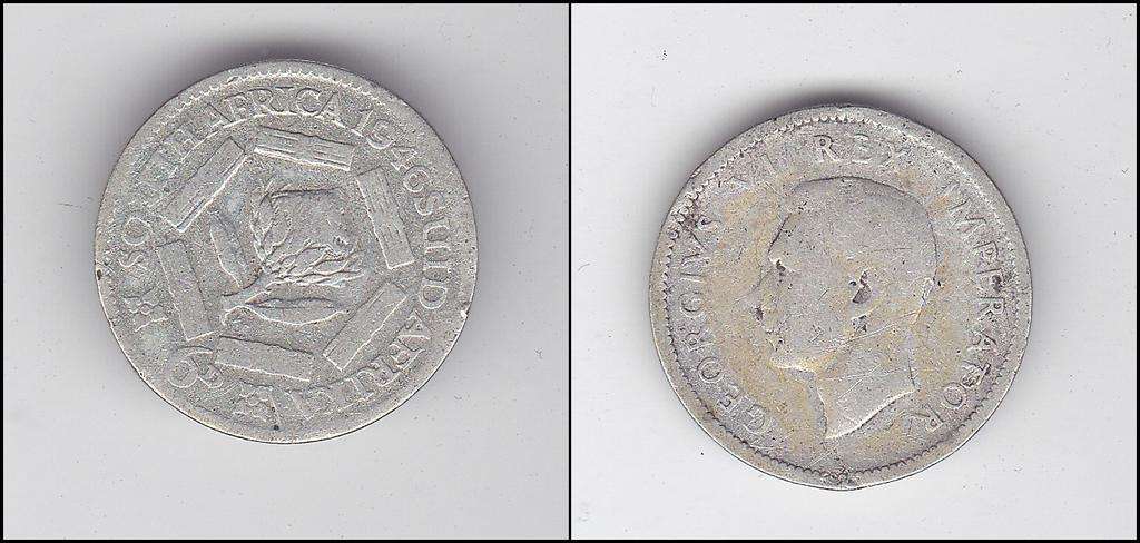 SOUTH AFRICA SIXPENCE 1946 - MINTAGE ONLY 290 593