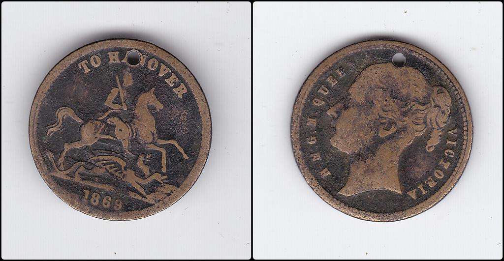 FANTASY SOVEREIGN TO HANOVER 1869