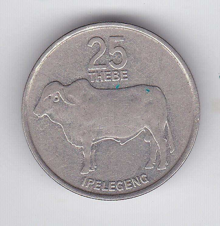 BOTSWANA 25 THEBE 1991
