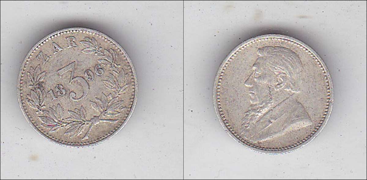 ZAR KRUGER 3D 1896 SILVER