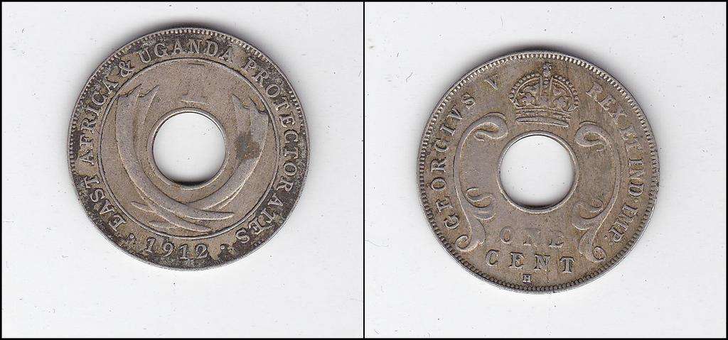 EAST AFRICA & UGANDA 1 CENT 1912