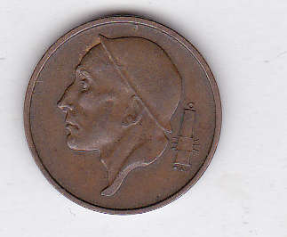 BELGIUM 50 CENTS 1957