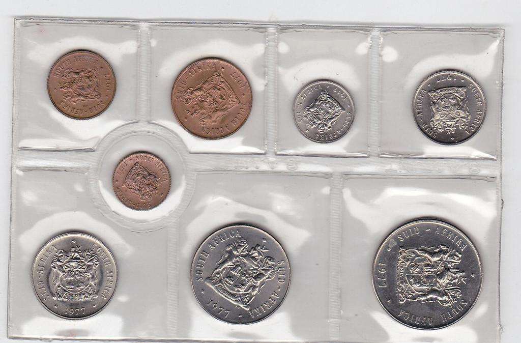 SOUTH AFRICA MINT PACK 1977