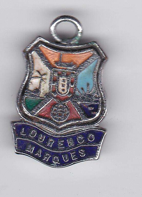 LOURENCO MARQUES ENAMEL PENDANT