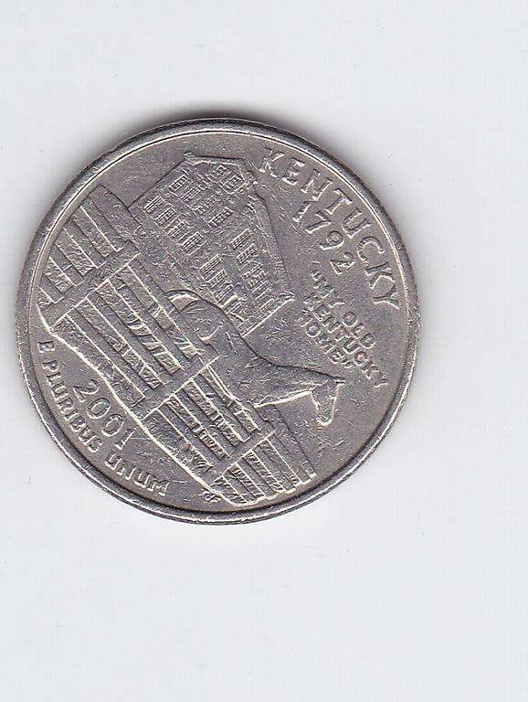 USA QUARTER DOLLAR KENTUCKY 2001