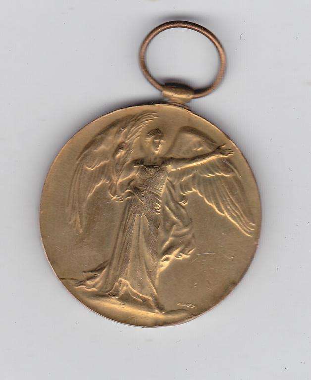 BILINGUAL VICTORY MEDAL L/CPL K.A. GORDON. 5TH INFANTRY