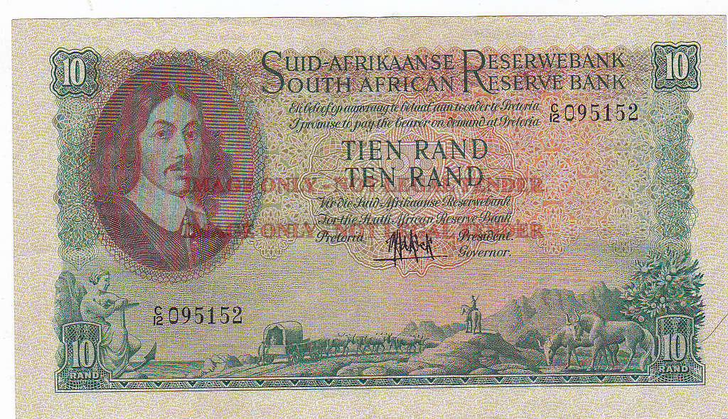 SOUTH AFRICA RAND M.H..DE KOCK C12 095152 HIGH GRADE