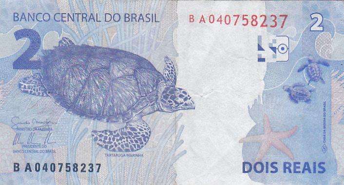 BRAZIL 2 REALS 2010