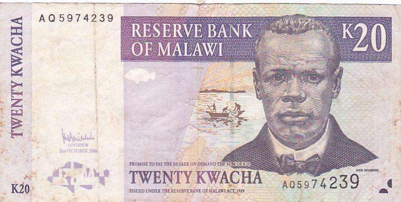 MALAWI 20 KWACHA 2006