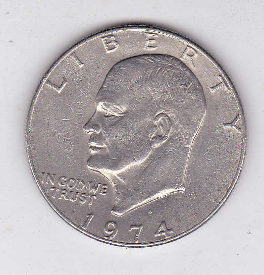 USA ONE DOLLAR 1974 EISENHOWER