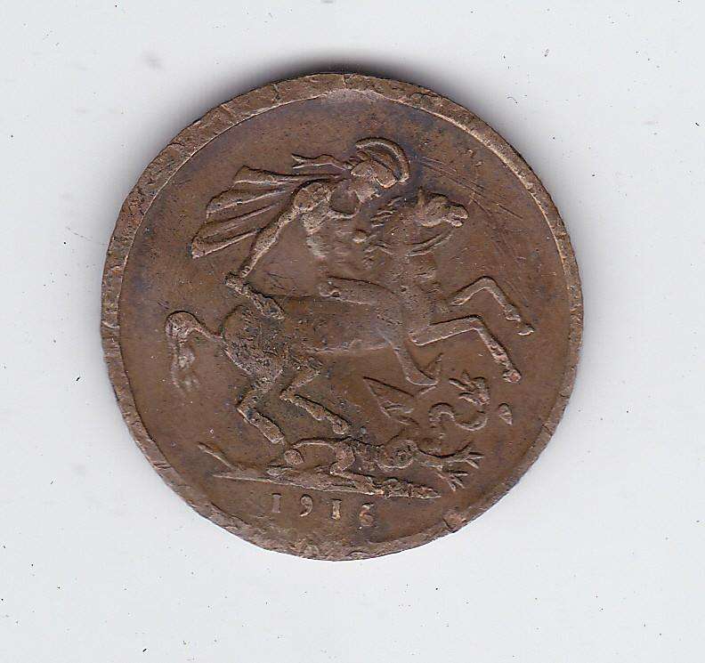 EDWARD VII FANTASY SOVEREIGN 1916