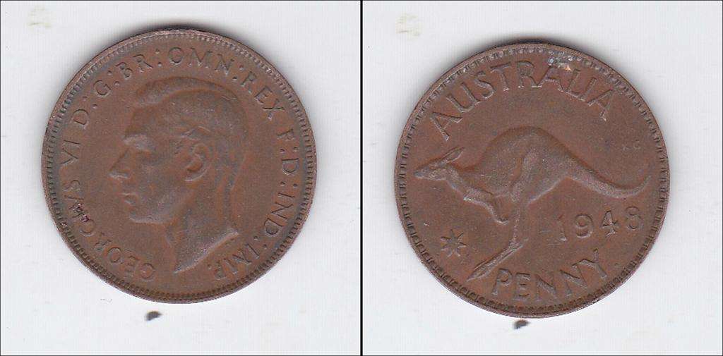 AUSTRALIA 1 PENNY 1948