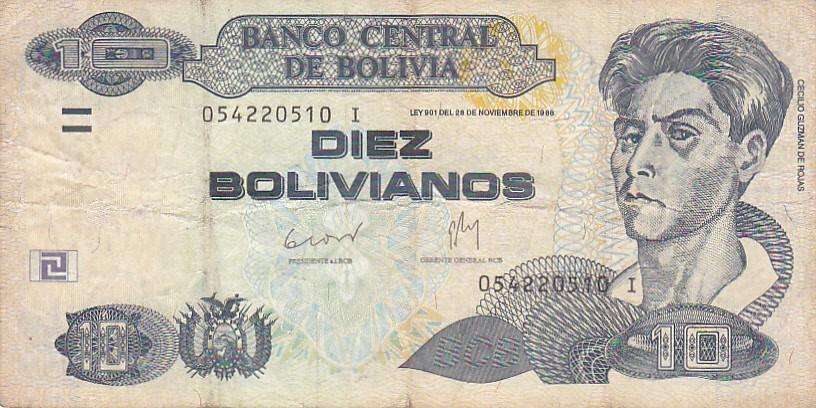 BOLIVIA 10 BOLIVIANOS