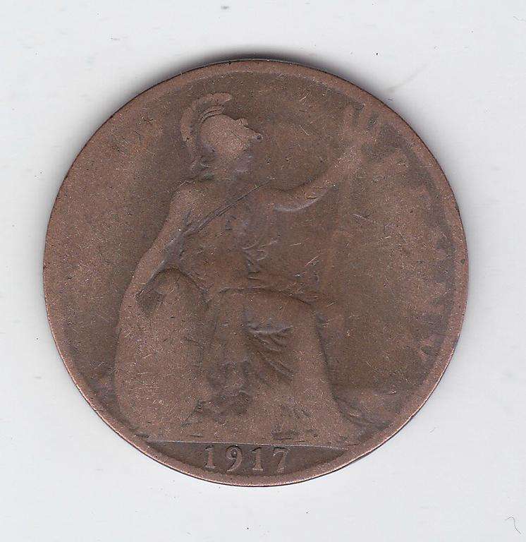 GREAT BRITAIN 1 PENNY 1917
